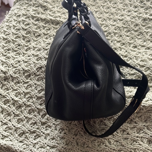 Tory Burch Half-moon Leather Bag with Crossbody Strap - Picture 6 of 8